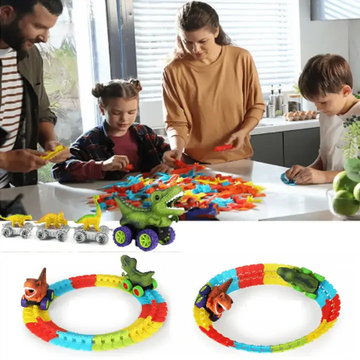 circuit voiture enfant dinospeed famille