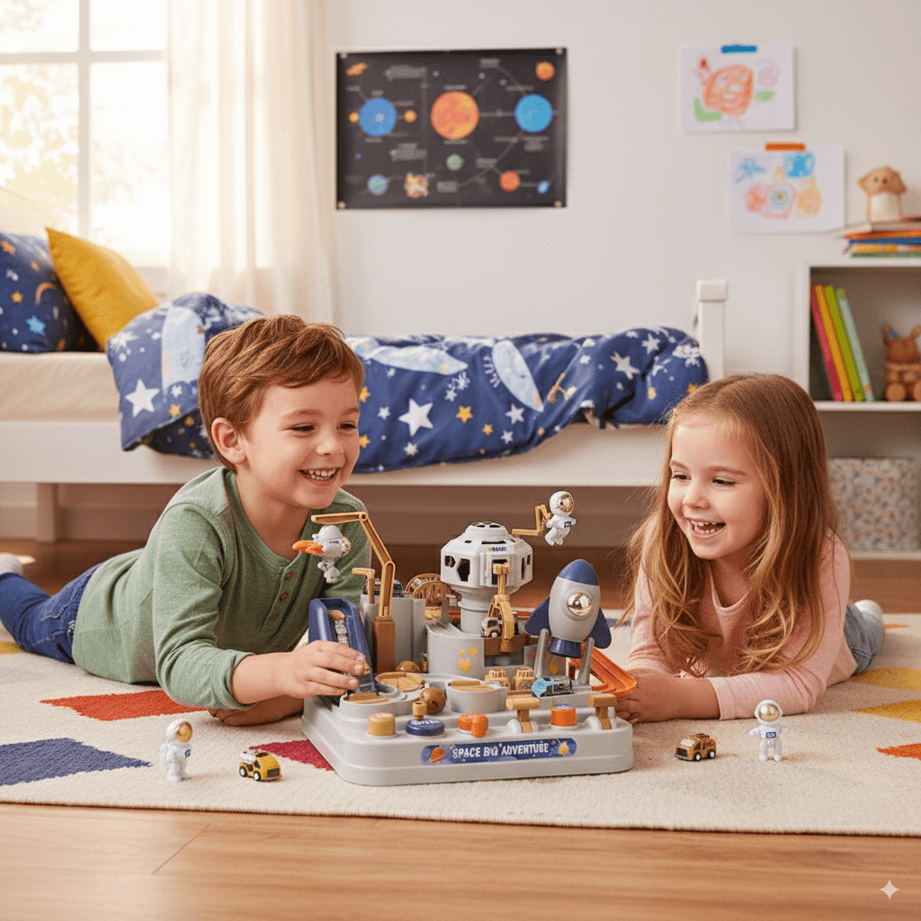 circuit voiture enfant galaxauto frere soeur