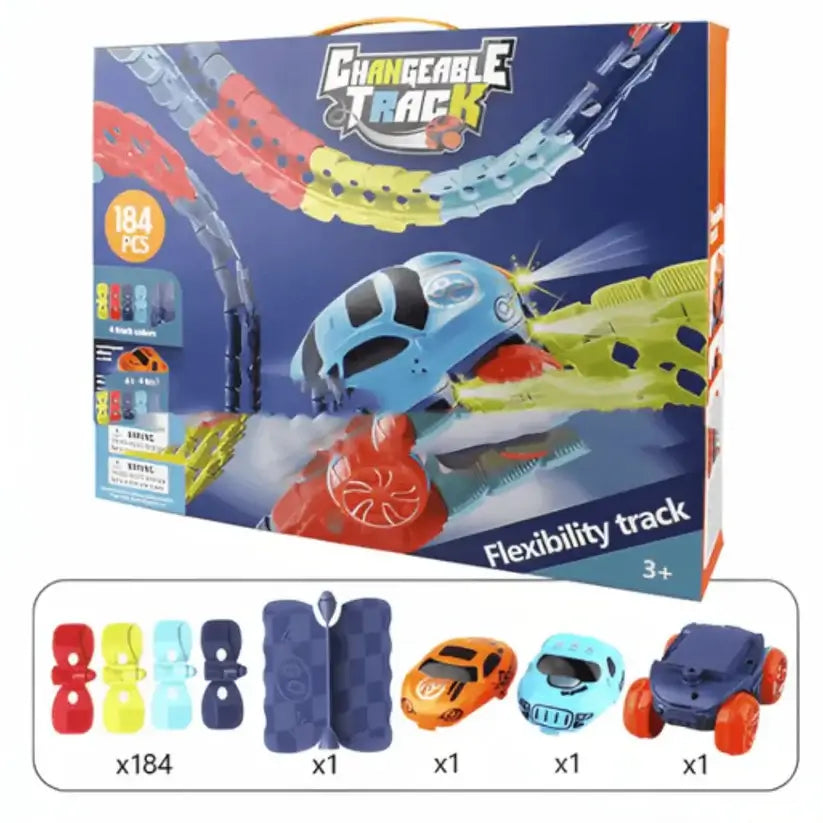 circuit voiture enfant gravityflex 184pcs
