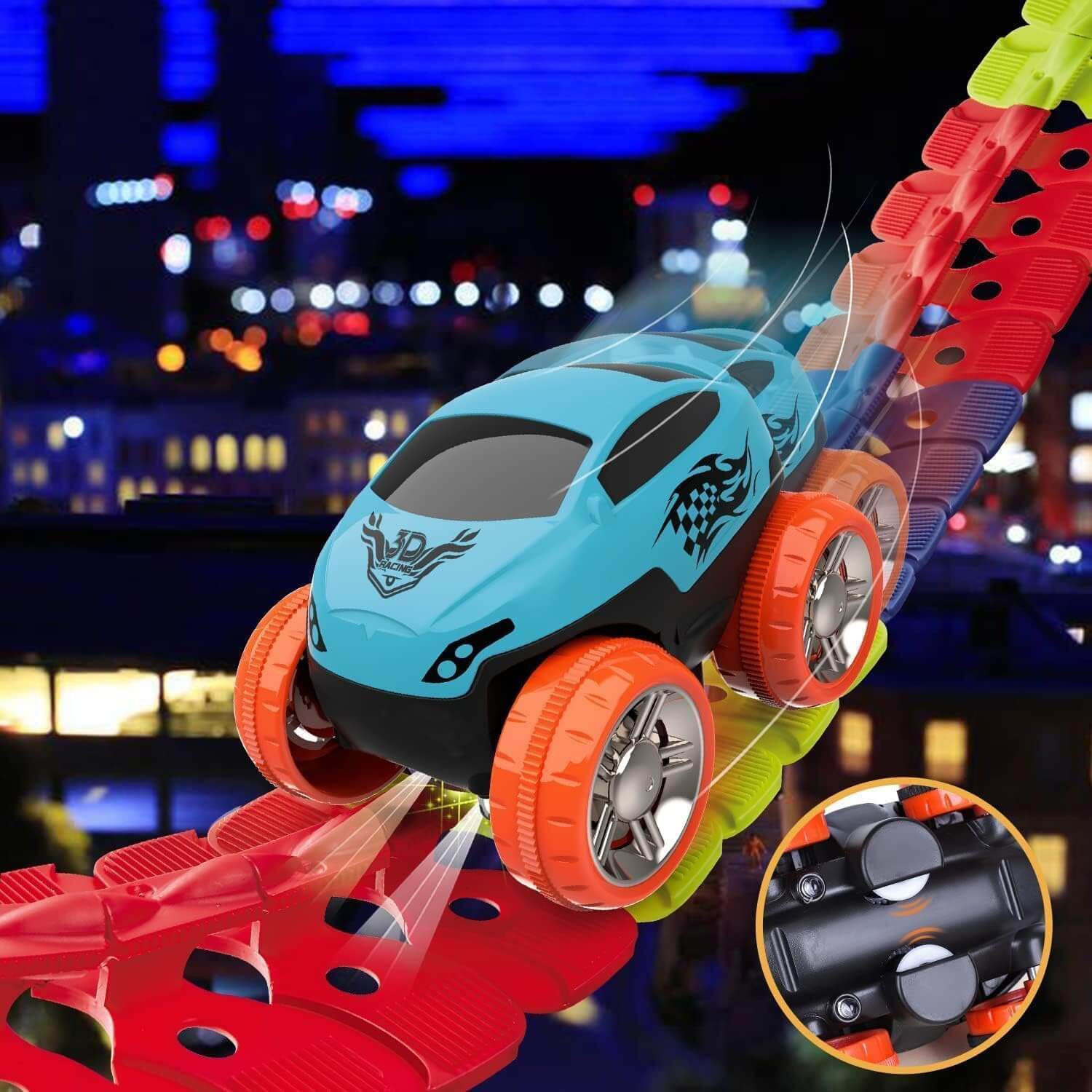 circuit voiture enfant gravityflex nuit