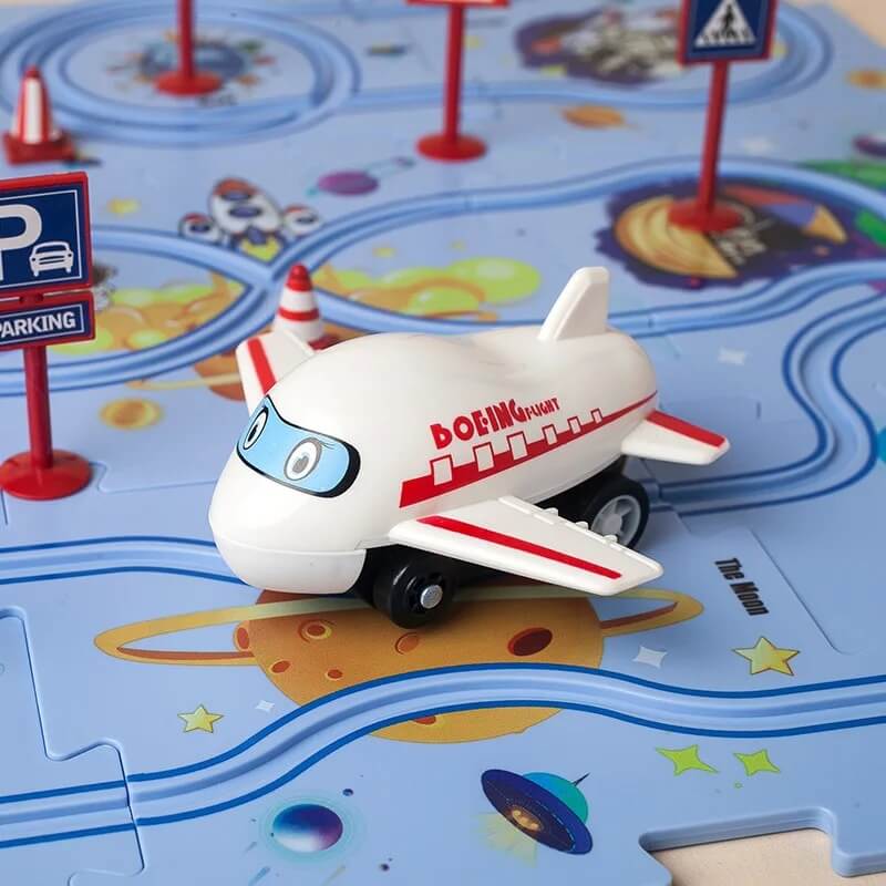 circuit voiture enfant railcar avion