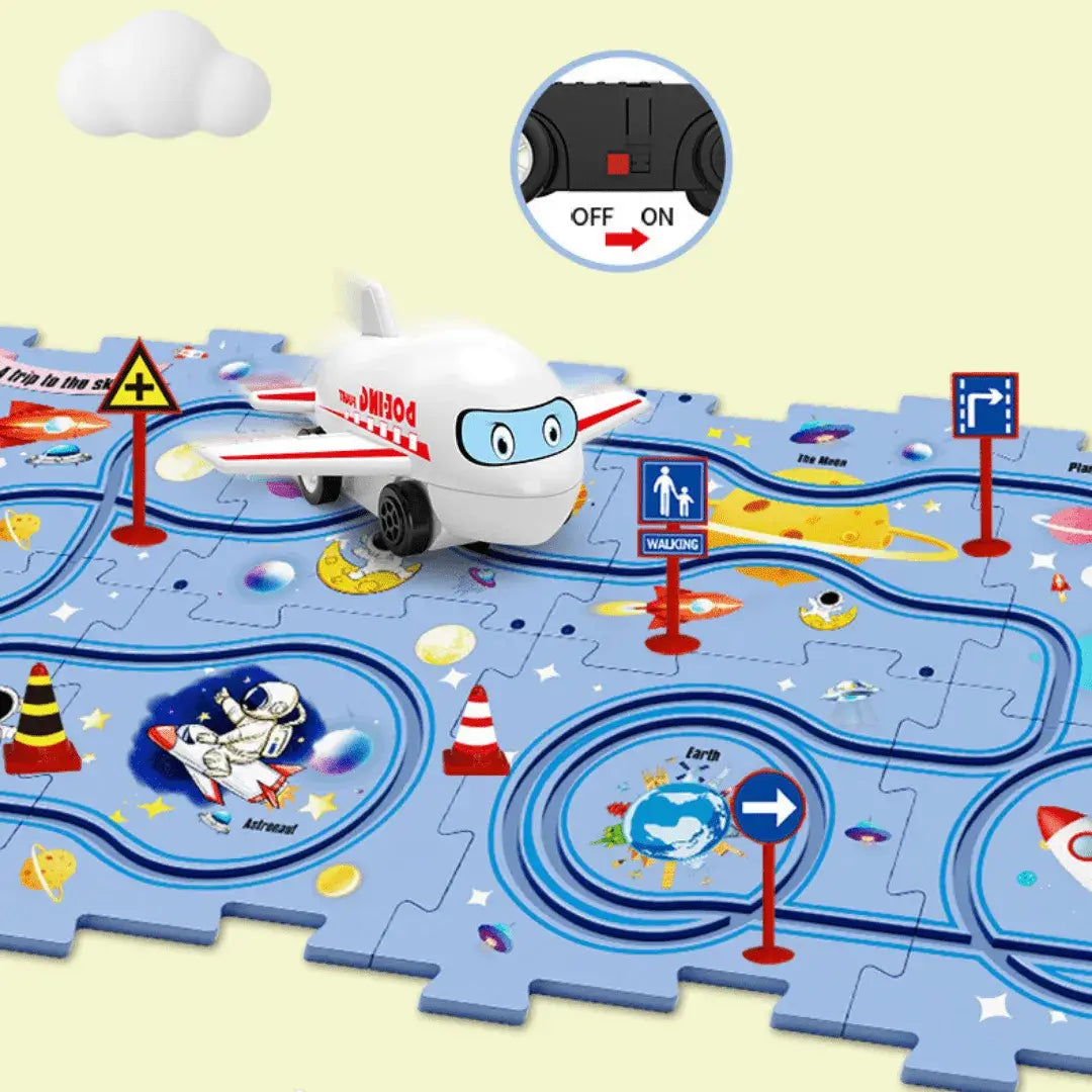circuit voiture enfant railcar electrique