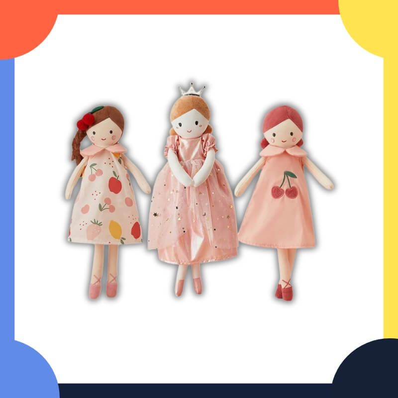 doudou bébé fille nordique fille