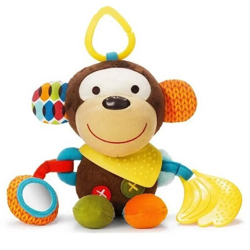 doudou bébé calin partout singe