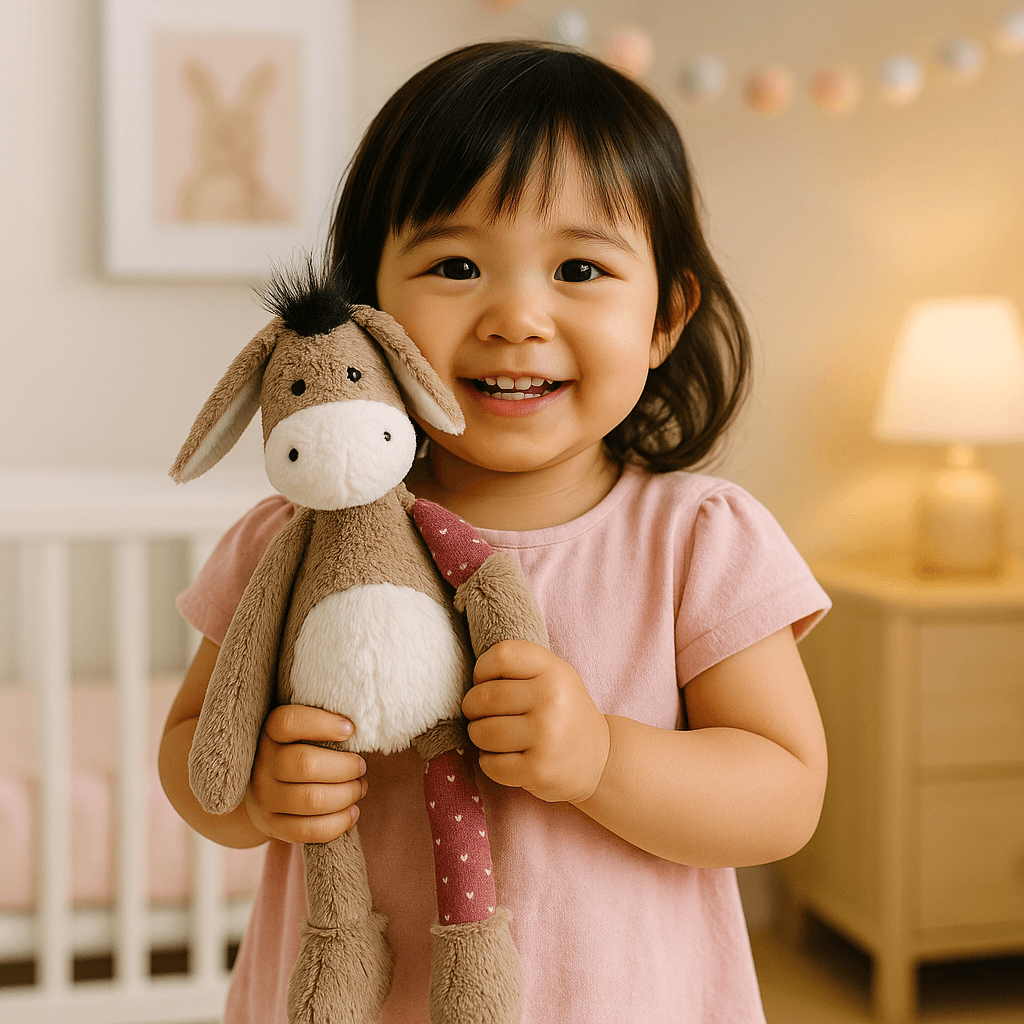 doudou bébé fille églantine brune