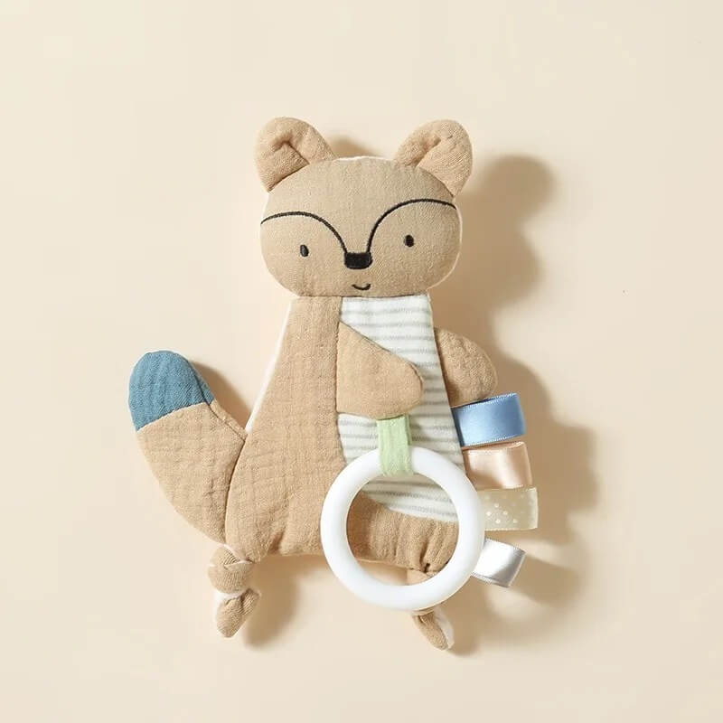 doudou bebe mordidou renard beige