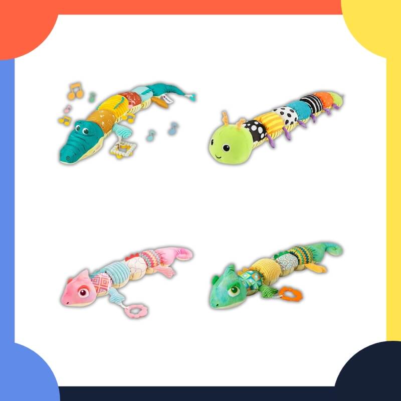 doudou bébé multi sensoriel animeaux
