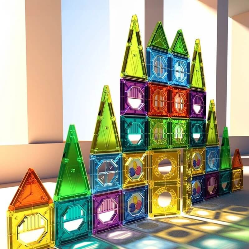 jeu construction magnétique bille lumiere