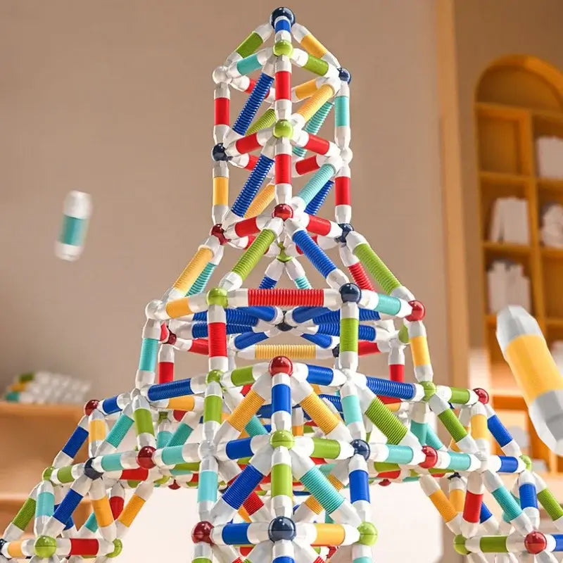 Jeu construction magnétique FlexiBlocs toureffeil