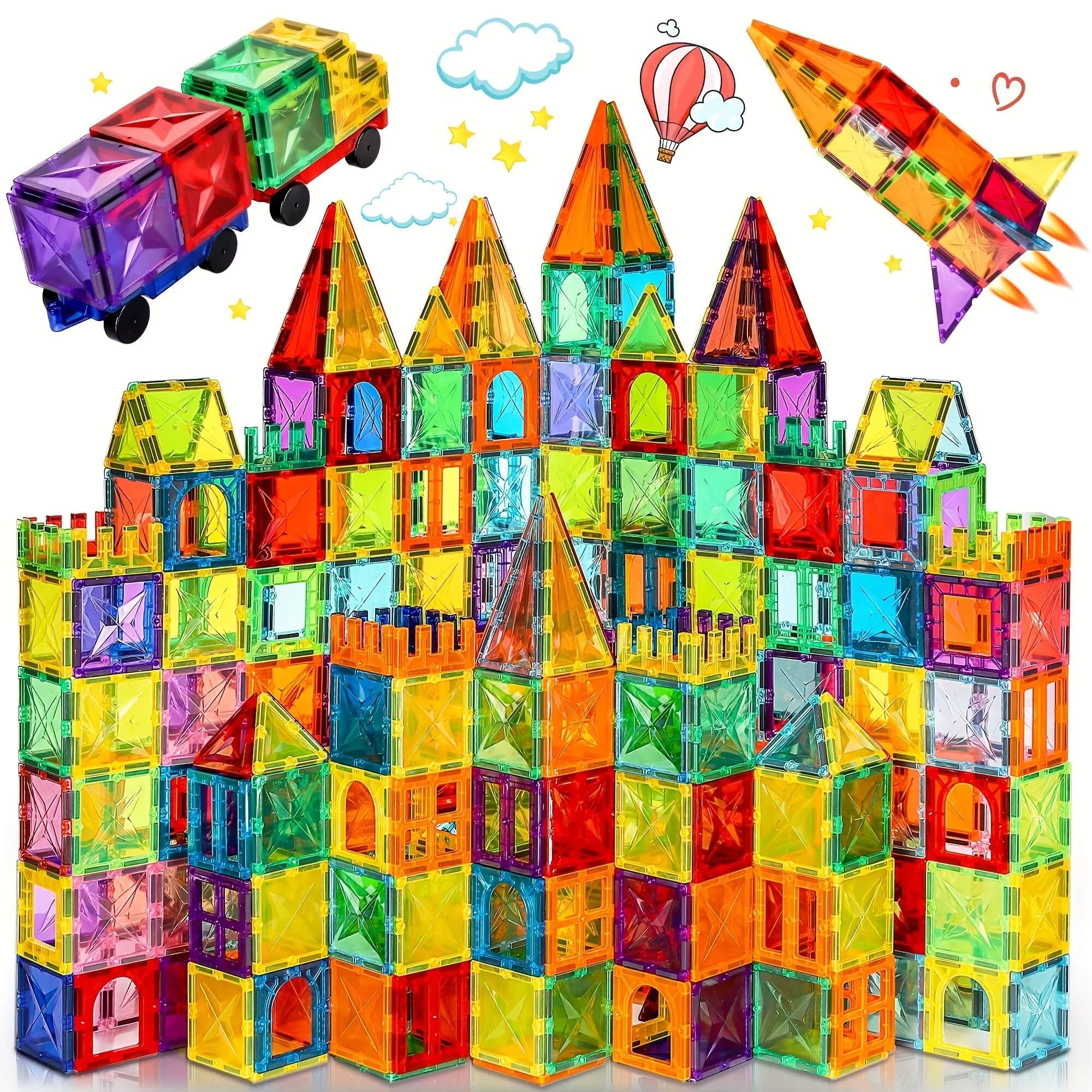 jeu construction magnétique magnetimonde formes