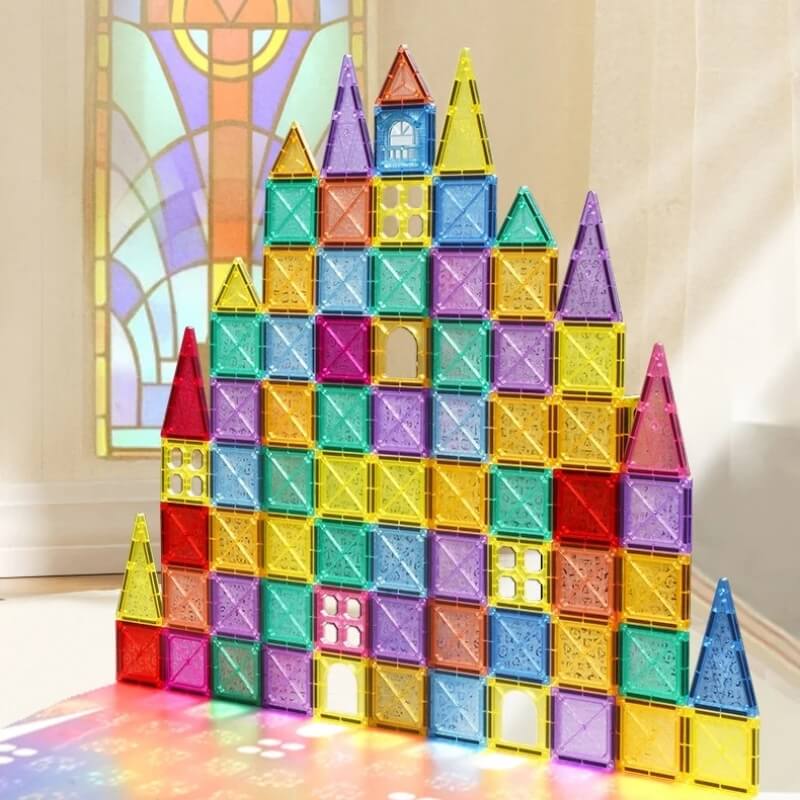 jeu construction magnétique magnetimonde lumiere