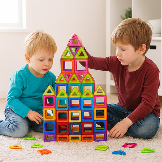 Jeu construction magnétique Ptits aimants frere
