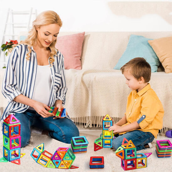 Jeu construction magnétique Ptits aimants maman 