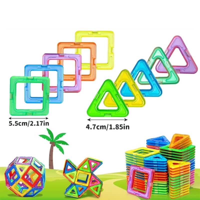 Jeu construction magnétique Ptits aimants taille