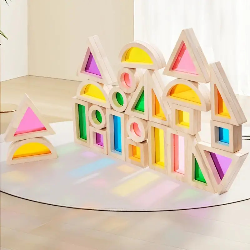 jeu de construction en bois lumiblocs wow