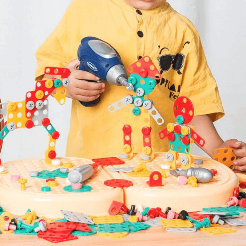 Jeux de construction avec visseuse | BricolKid™