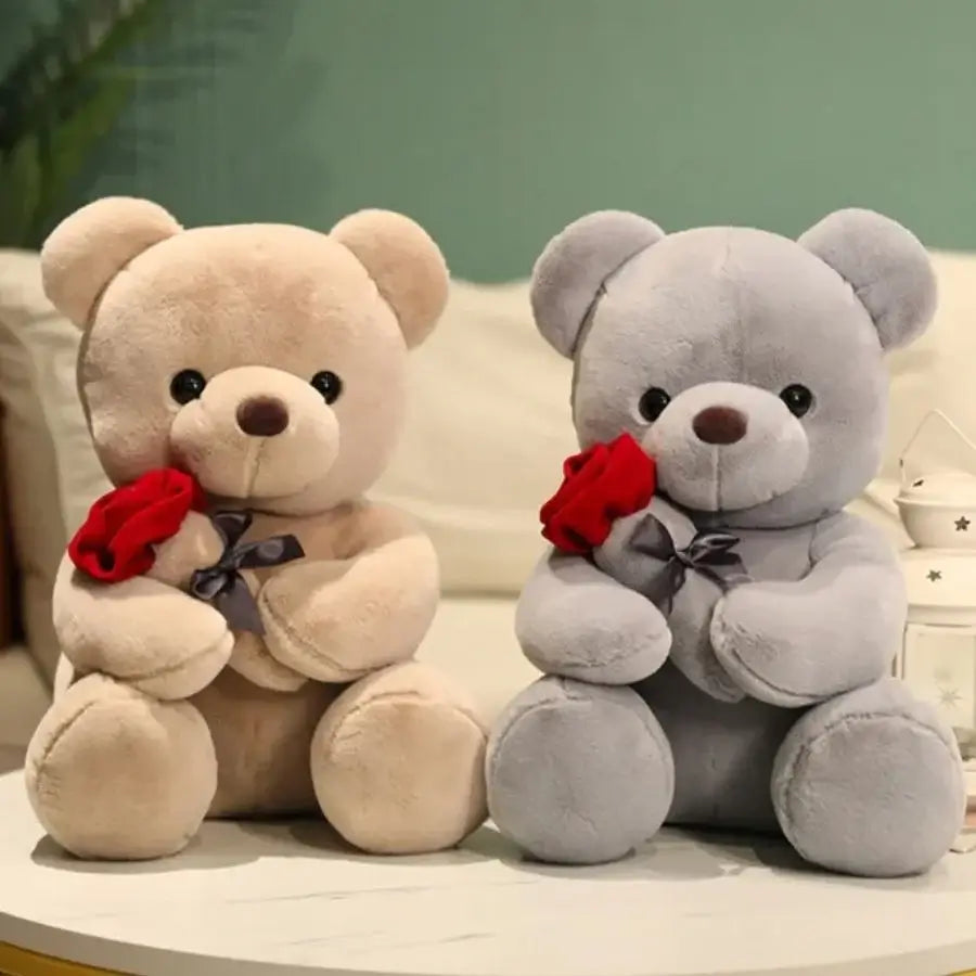 ours en peluche rosinours duo