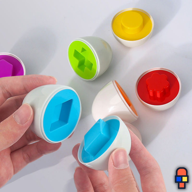 Smart Eggs™ |  Reconnaissance des couleurs et des formes