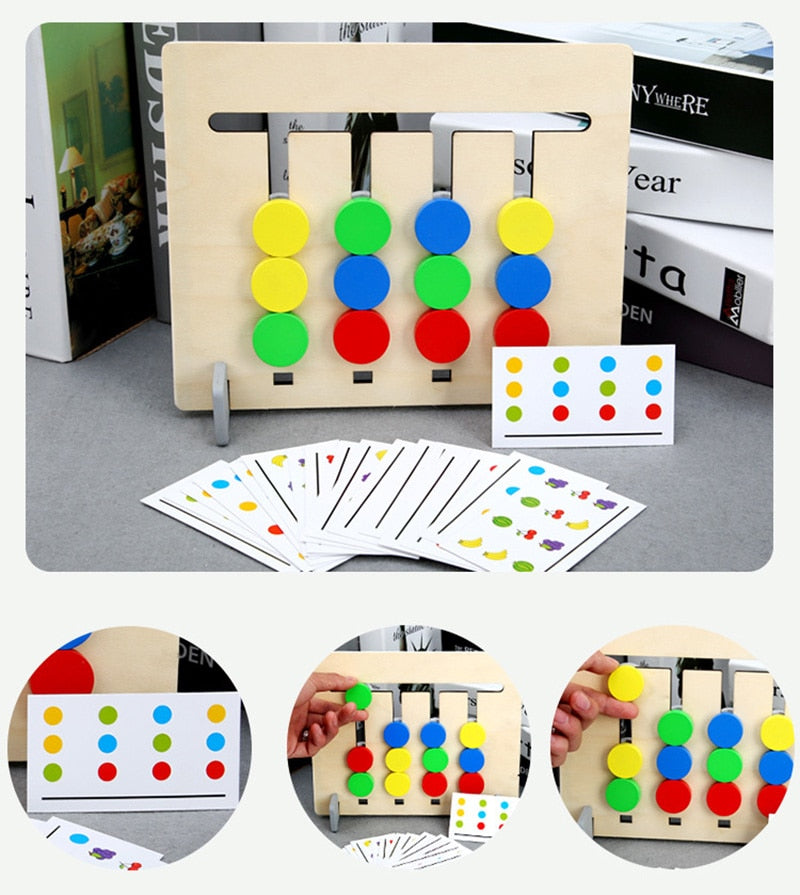 ColorWood™ | Jeu de raisonnement logique pour les enfants