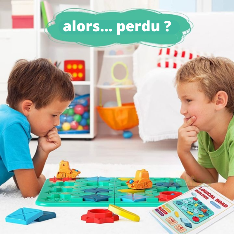 Hereneer Jeu de Construction de Route Logique pour Enfants, Jeux de